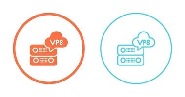 VPS Hosting Vector Icon