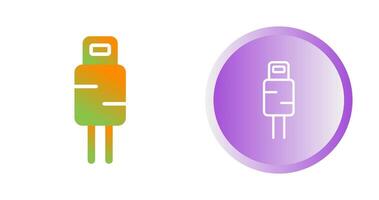 icono de vector de cable