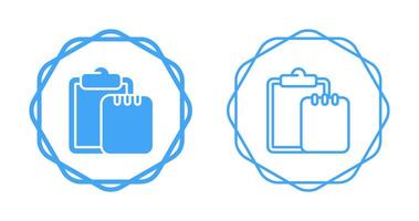 Task list with writing pad Vector Icon