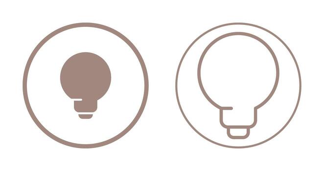 Lightbulb Vector Icon