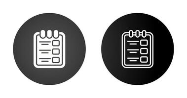 Task list with clipboard Vector Icon