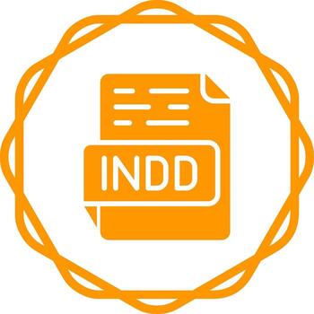 INDD Vector Icon