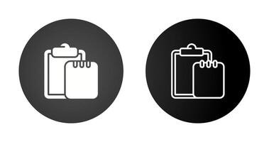 Task list with writing pad Vector Icon