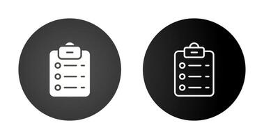 List Check Vector Icon