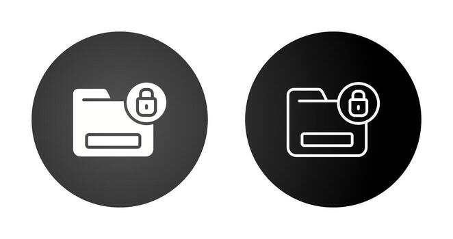 documento cifrado vector icono