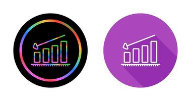 Chart Decreasing Vector Icon