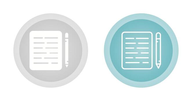 documento edición vector icono