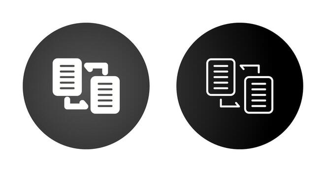 Document Distribution Vector Icon