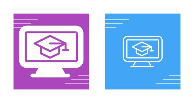 icono de vector de computadora