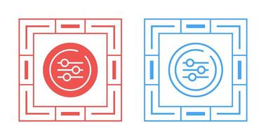 Equalizer Circle Vector Icon
