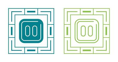 Pause Sqaure Vector Icon