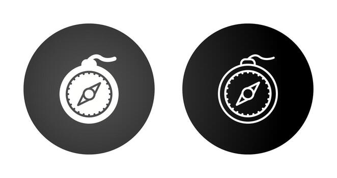 icono de vector de brújula