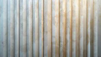 AI generated Abstract background made of striped plaster panels photo