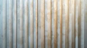 AI generated Abstract background made of striped plaster panels photo