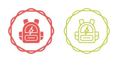 Smart Backpack Vector Icon