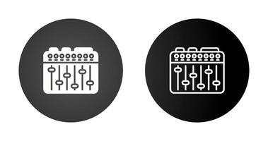 sonido mezclador vector icono