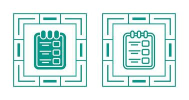 tarea lista con portapapeles vector icono