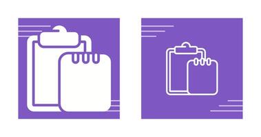 Task list with writing pad Vector Icon