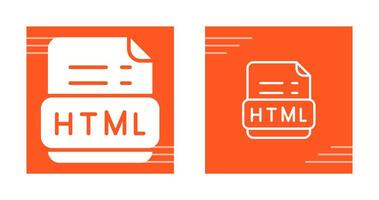 icono de vector html