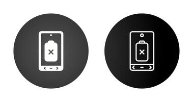 Empty Battery Vector Icon