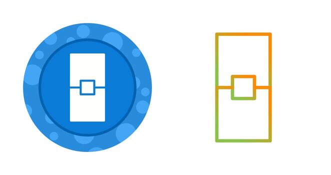 rectángulo vector icono