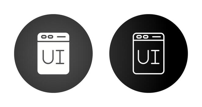 User Interface Design Vector Icon
