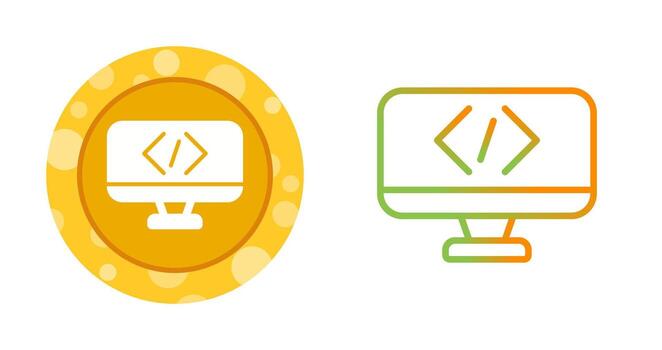 Coding Vector Icon