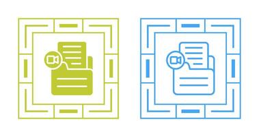 Document Insert Video Vector Icon