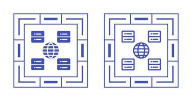 Content Delivery Network Vector Icon