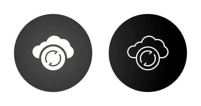 icono de vector de sincronización