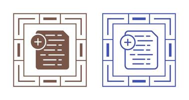 Document Insert Icon Vector Icon