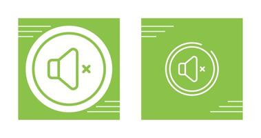 Mute Button Vector Icon