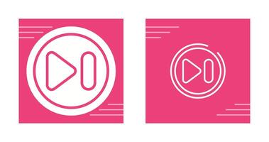 Next Track Button Vector Icon