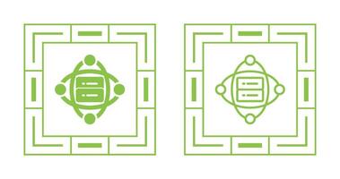 Cluster Server Vector Icon