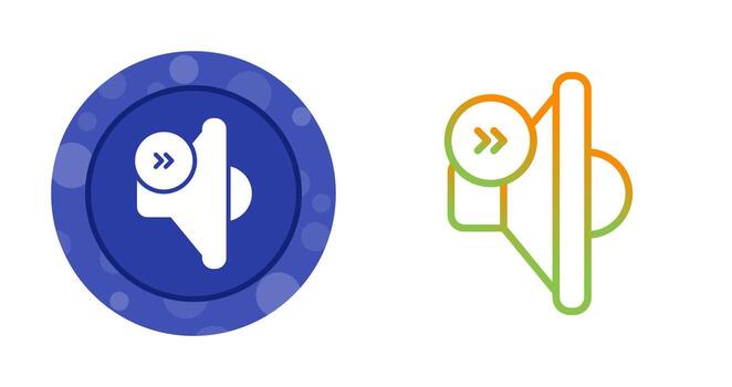 icono de vector de avance