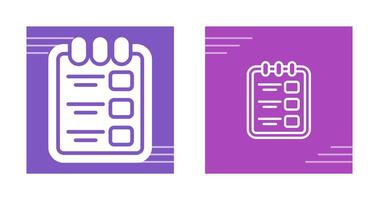 tarea lista con portapapeles vector icono