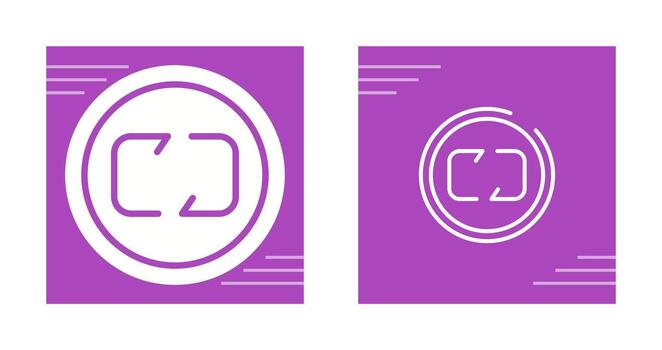 repetir icono vector icono