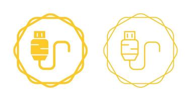 Usb Cable Vector Icon