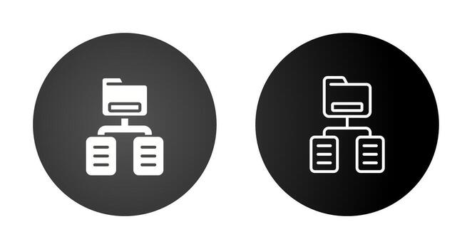 documento clasificación vector icono