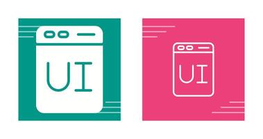 User Interface Design Vector Icon