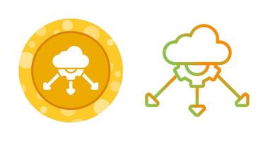 Network Load Balancing Vector Icon