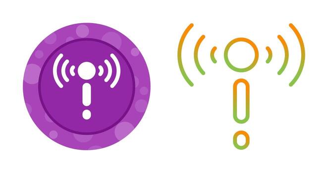Network Troubleshooting Vector Icon