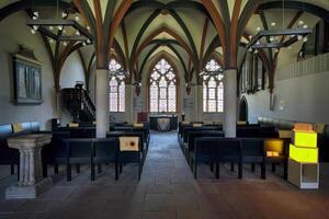 Goslar, Germany, 2023,  Chapter house, Imperial Walkenried Cistercian Abbey, Walkenried, Harz, Lower-Saxony, photo