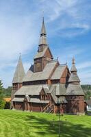 Hahnenklee, Germany, 2015,  Protestant Gustav Adolf Stave Church, Hahnenklee, Harz, Lower Saxony, Germany photo