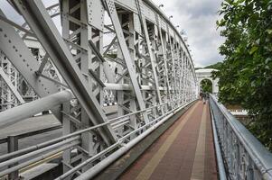 Singapur, Singapur, 2014, Anderson puente, Singapur, Asia foto