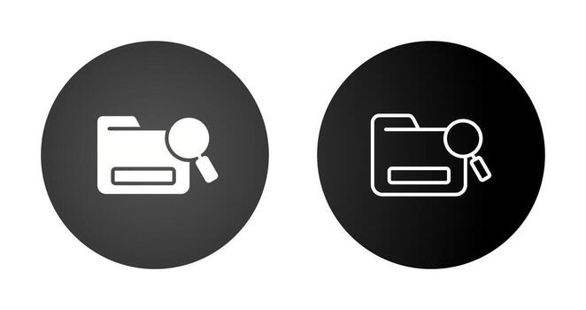 Document Retrieval Vector Icon