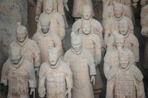 xian, porcelana, 2015, museo de el terracota guerreros, mausoleo de el primero qin emperador, xian, shaanxi provincia, China foto