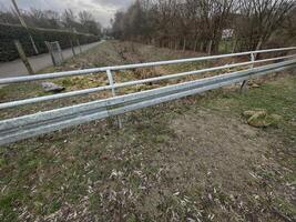 guard rails on the road photo