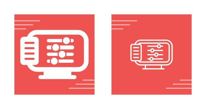 Desktop Computer Vector Icon