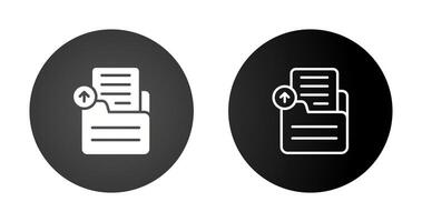 Document Upload Vector Icon